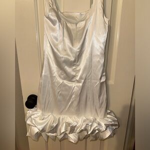Silk Dress from Partyselection size XS in color white.